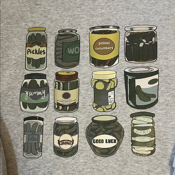 SHEIN Gray Graphic Women's Sweater - Picture 2 of 5